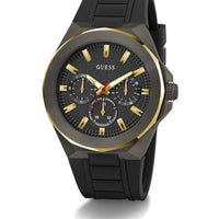Guess Gents Dashboard Two Tone Silicone Watch GW0799G1