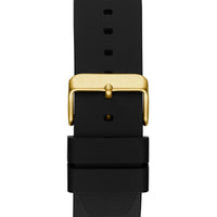 Guess Gents Vinyl Gold Tone Silicone Watch GW0790G1
