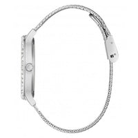 Guess Ladies Soiree Stainless Steel Mesh Silver Watch GW0402L1