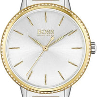 Hugo Boss Women's 1502568 Signature Two-Tone Stainless Steel Analog Watch.