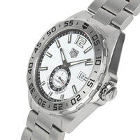 Tag Heuer Formula 1  Calibre 6 Automatic White Dial Silver Steel Strap Watch for Men - WAZ2013.BA0842
