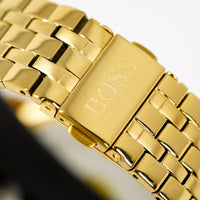 Hugo Boss Men's Watch Associate Yellow Gold Blue HB1513841