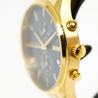 Hugo Boss Men's Watch Associate Yellow Gold Blue HB1513841