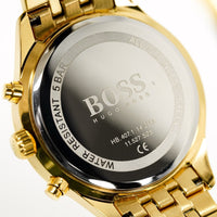 Hugo Boss Men's Watch Associate Yellow Gold Blue HB1513841