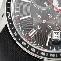 Hugo Boss Men's Watch Chronograph Black Driver Fabric Leather HB1513087
