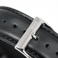 Hugo Boss Men's Watch Chronograph Black Driver Leather HB1513085