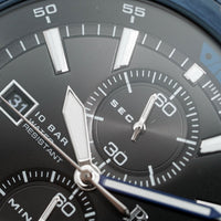 Hugo Boss Men's Watch Chronograph Globetrotter Blue PVD HB1513824