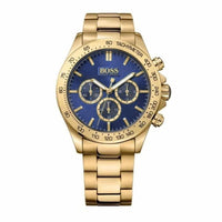 Hugo Boss Men's Watch Chronograph Ikon Yellow Gold HB1513340