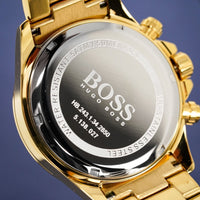 Hugo Boss Men's Watch Chronograph Ikon Yellow Gold HB1513340
