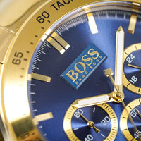 Hugo Boss Men's Watch Chronograph Ikon Yellow Gold HB1513340