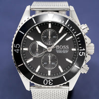 Hugo Boss Men's Watch Chronograph Ocean Edition Black HB1513701