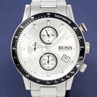 Hugo Boss Men's Watch Chronograph Rafale Silver HB1513511