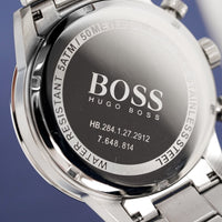 Hugo Boss Men's Watch Chronograph Rafale Silver HB1513511