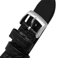 Emporio Armani Paolo Chronograph Black Dial Black Leather Strap Watch For Men - AR11530