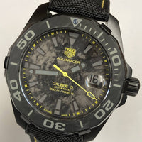 Tag Heuer Aquaracer Carbon Dial Watch for Men - WBD218B.FC6446