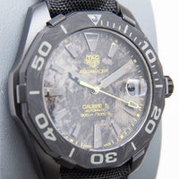 Tag Heuer Aquaracer Carbon Dial Watch for Men - WBD218B.FC6446