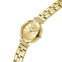 Ladies Array Gold Tone Recycled Steel Watch GW0762L2