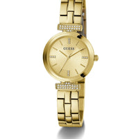 Ladies Array Gold Tone Recycled Steel Watch GW0762L2
