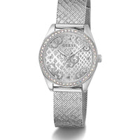 Ladies Boa Silver Tone Mesh Watch GW0748L1