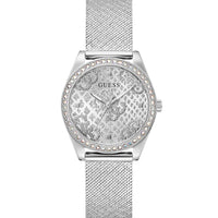 Ladies Boa Silver Tone Mesh Watch GW0748L1