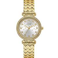 Ladies Enchantment Gold Tone Recycled Steel Watch GW0763L2