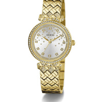 Ladies Enchantment Gold Tone Recycled Steel Watch GW0763L2