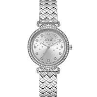 Guess Ladies Enchantment Silver Tone Recycled Steel Watch GW0763L1