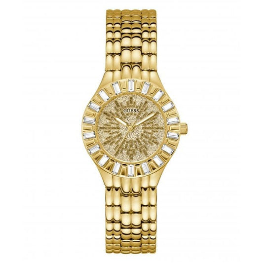 Guess Ladies Firework Gold Tone Watch GW0602L2
