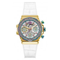 Guess Ladies Fusion Stainless Steel Gold Silver Watch GW0553L2