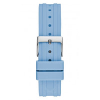 Guess Ladies Heiress Silicone Silver Watch GW0407L1