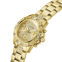 Guess Ladies Majesty Gold Tone Stainless Steel Watch GW0771L2