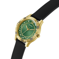 Guess Ladies Starstruck Gold Tone Silicone Watch GW0766L3