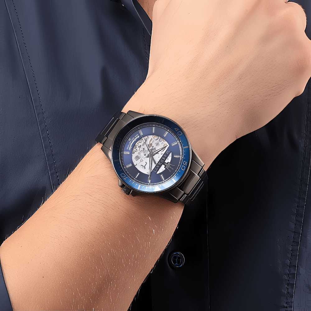Maserati R8823140001 Automatic Blue Dial Men's Watch
