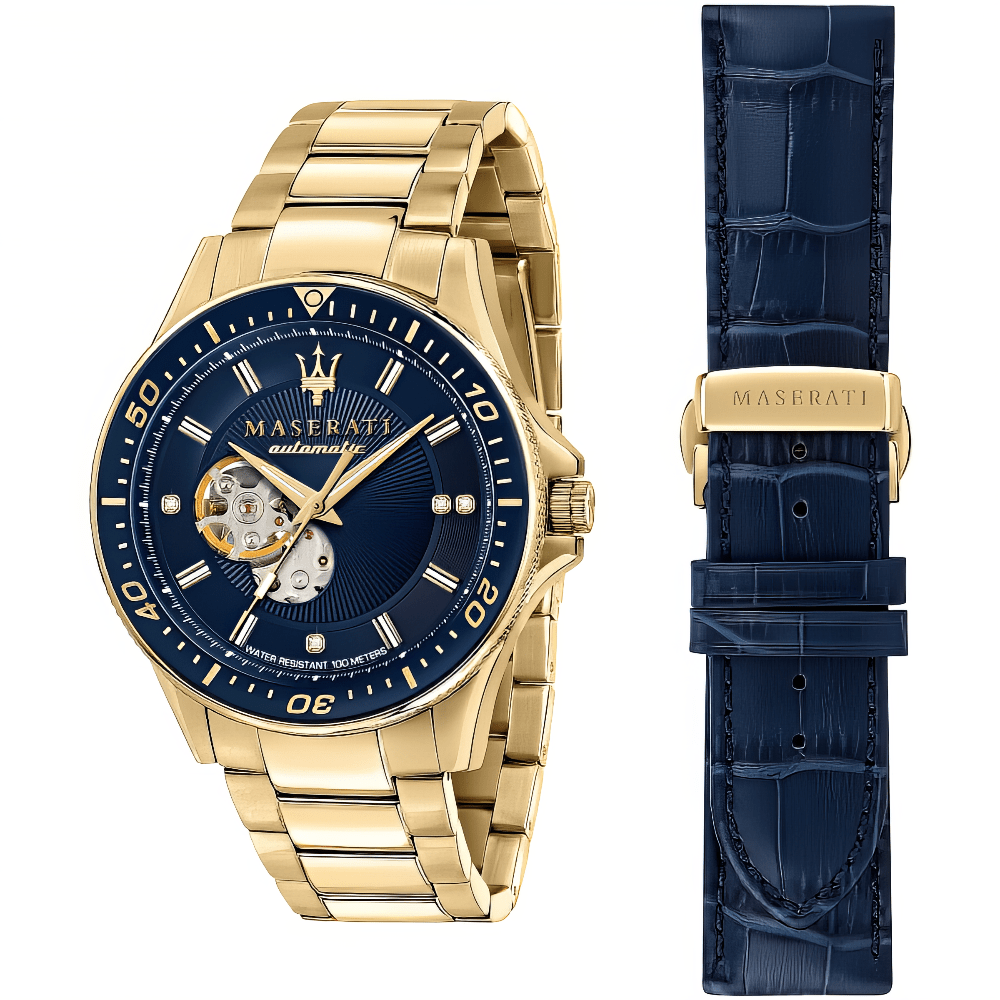 Maserati R8823140004 Automatic Diamond Dial Limited Edition Men's Watch