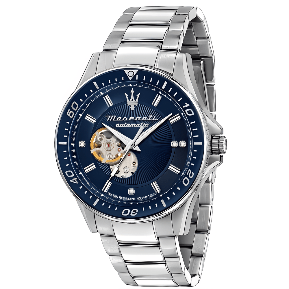 Maserati R8823140007 Sfida Automatic Blue Dial Men's Watch
