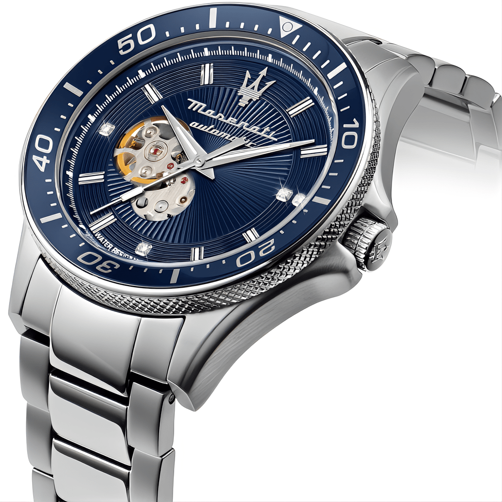 Maserati R8823140007 Sfida Automatic Blue Dial Men's Watch