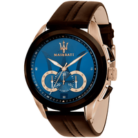 Maserati R8871612024 Traguardo Chronograph Blue Dial Men's Watch