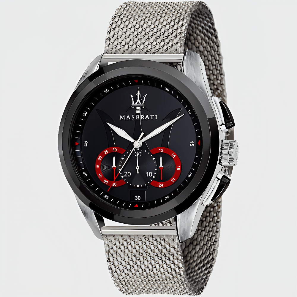 Maserati R8873612005 Traguardo Chronograph Black Dial Men's Watch
