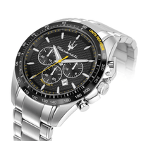 Maserati R8873612042 Traguardo Chronograph Black Dial Men's Watch