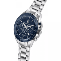 Maserati R8873612043 Traguardo Chronograph Blue Dial Men's Watch
