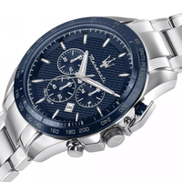 Maserati R8873612043 Traguardo Chronograph Blue Dial Men's Watch
