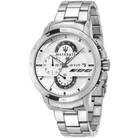 Maserati R8873619004 Ingegno Chronograph White Dial Men's Watch
