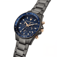 Maserati R8873640001 Sfida Chronograph Blue Dial Men's Watch