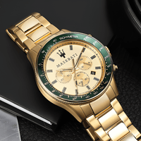 Maserati R8873640005 Sfida Chronograph Gold Dial Men's Watch