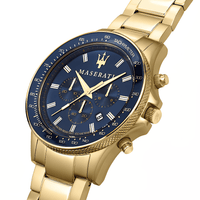 Maserati R8873640008 Sfida Chronograph Blue Dial Men's Watch