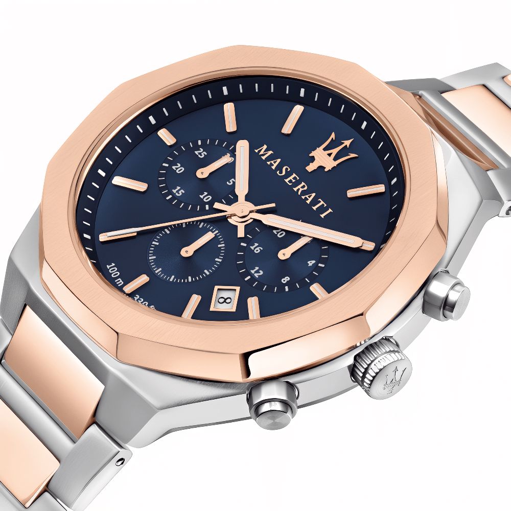 Maserati R8873642002 Stile Chronograph Two-Tone Men's Watch