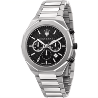 Maserati R8873642004 Stile Chronograph Black Dial  Men's Watch