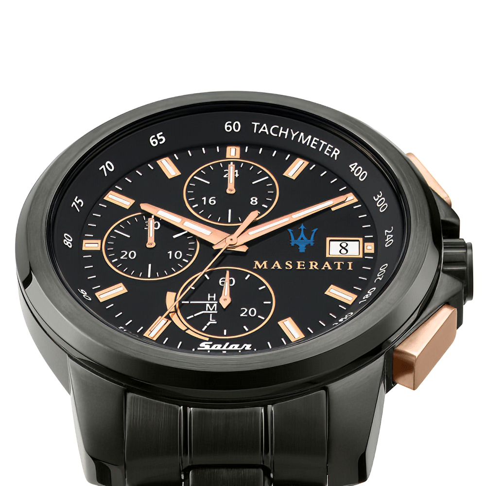 Maserati R8873645001 Successo Chronograph Black Dial Men's Watch