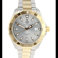 Tag Heuer Aquaracer Silver Dial Two Tone Steel Strap Watch for Women - WBD1120.BB0930