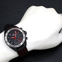Tag Heuer Formula 1 Ayrton Senna Limited Edition Black Dial Two Tone Rubber Strap Watch for Men - CAZ1019.FT8027